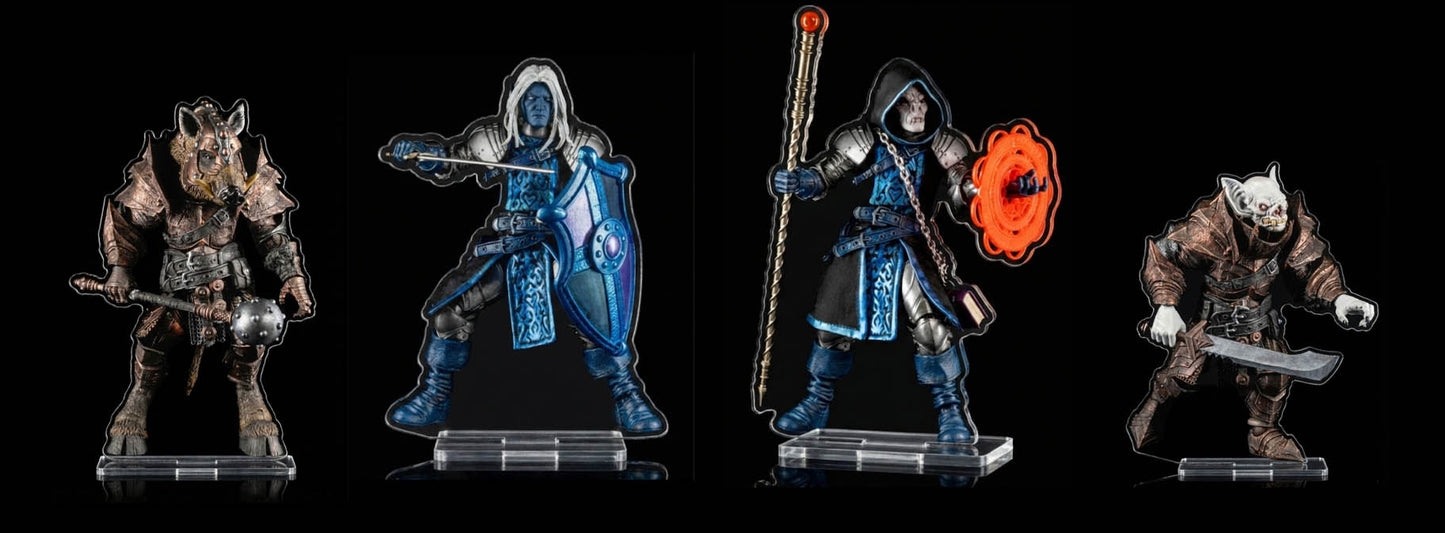 【2026年12月~2027年2月発送予定】Mythic Legions The RPG(ミシックリージョンズ・ロールプレイングゲーム) アクリルスタンドセット(ヴィランB) Four Horsemen Studios RPG