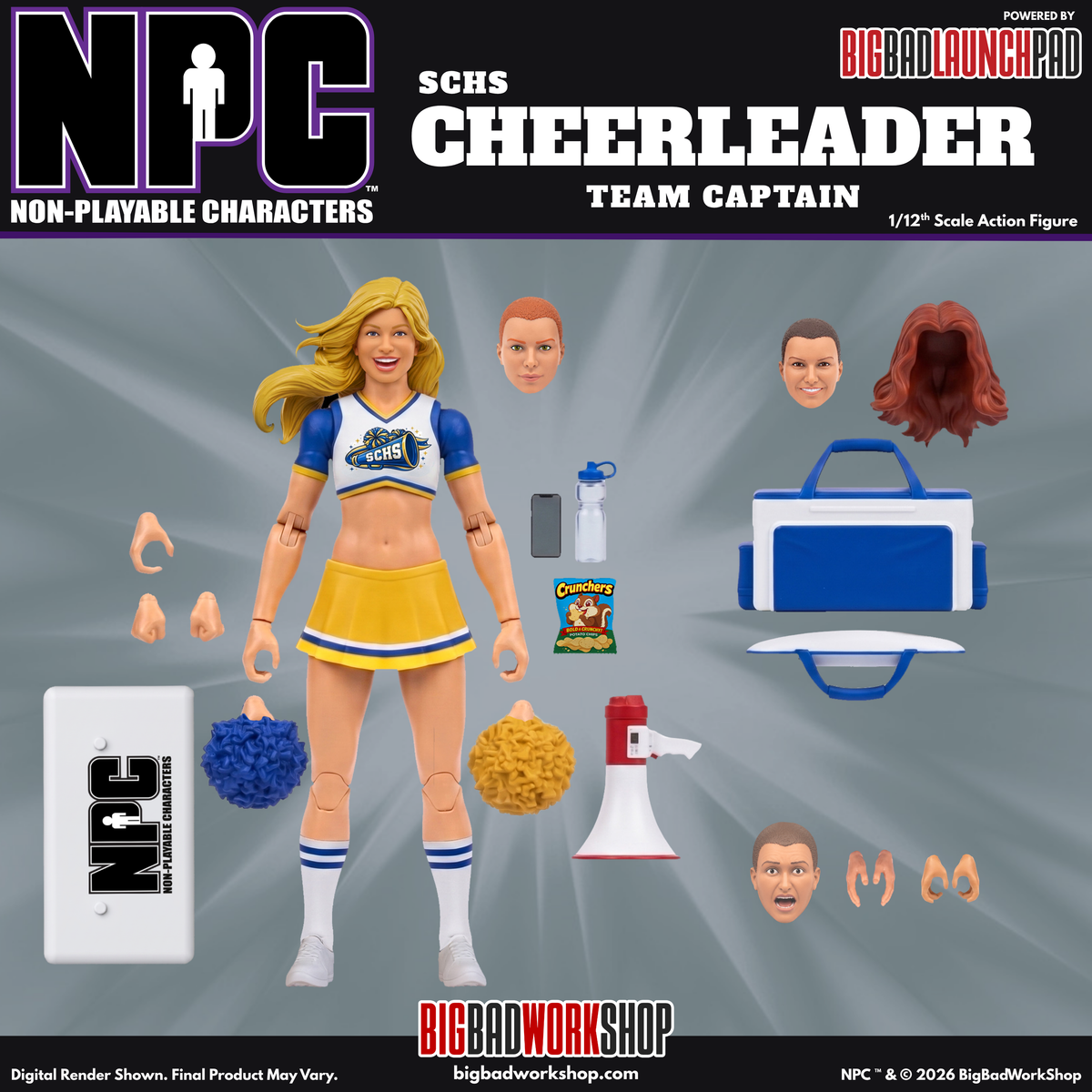 【2027年4〜6月発送予定】Big Bad Work Shop NPC 1/12 チアリーダーキャプテン NPC
