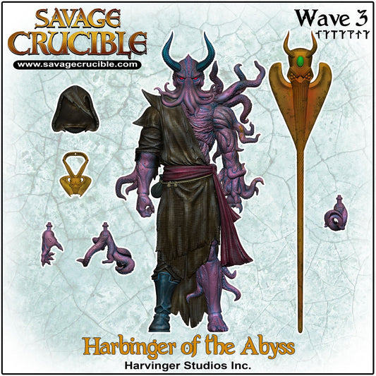 【2025年11月～2026年3月発送予定】Savage Crucible(サベージ・クルーシブル) wave3 　ハービンジャー・オブ・ジ・アビス（深淵の先触れ）（Harbinger of the Abyss）  Harvinger Studios SC3