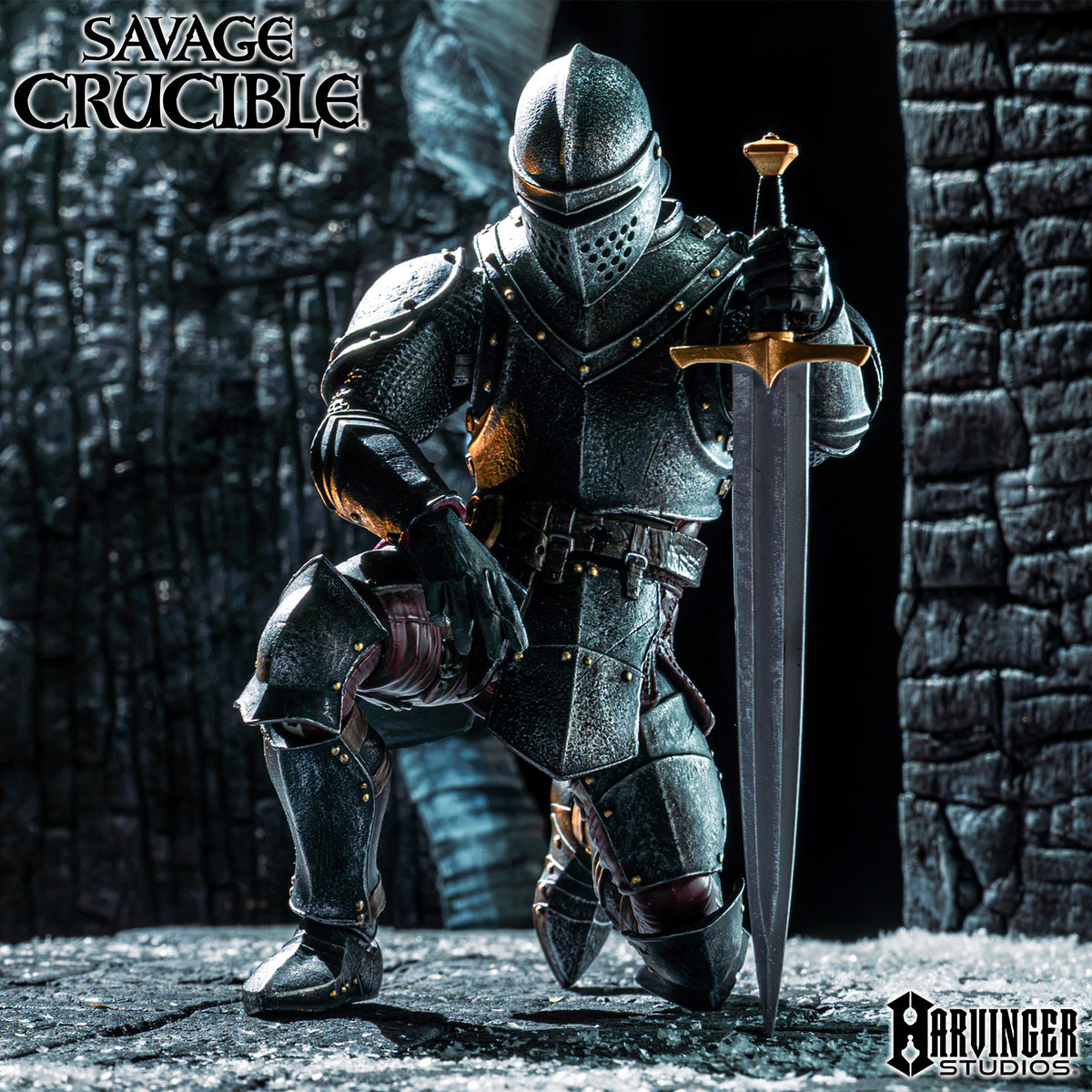 【2027年1〜3月発送予定】 Savage Crucible ナイト・オブ・ザ・ベアリング スタンダード騎士(Knight of the Bearing Standard Knight) Harvinger Studios SCK
