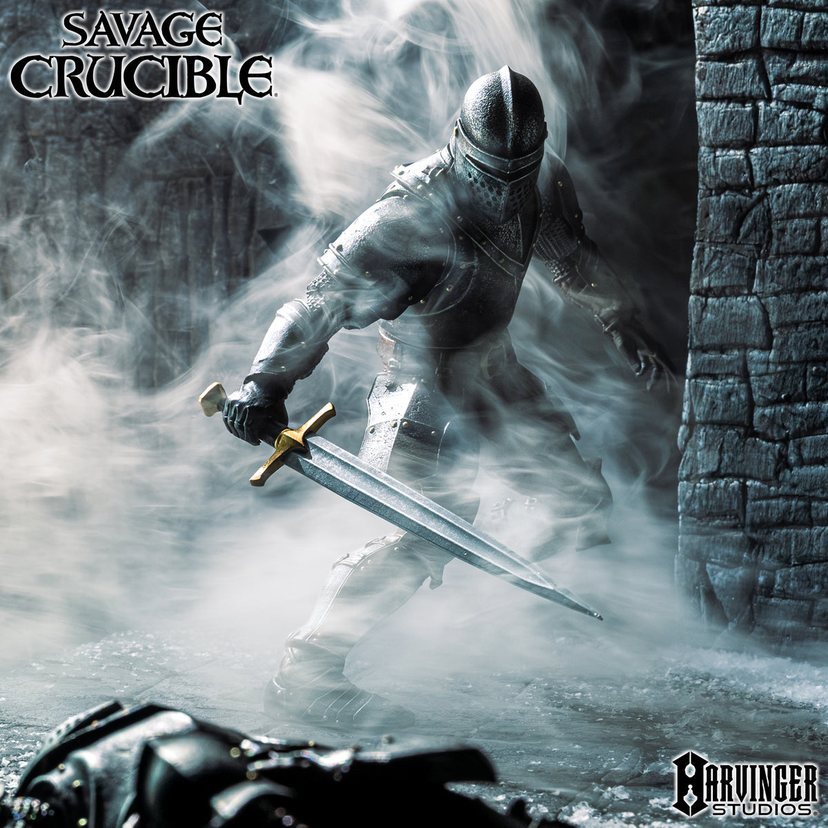 【2027年1〜3月発送予定】 Savage Crucible ナイト・オブ・ザ・ベアリング スタンダード騎士(Knight of the Bearing Standard Knight) Harvinger Studios SCK