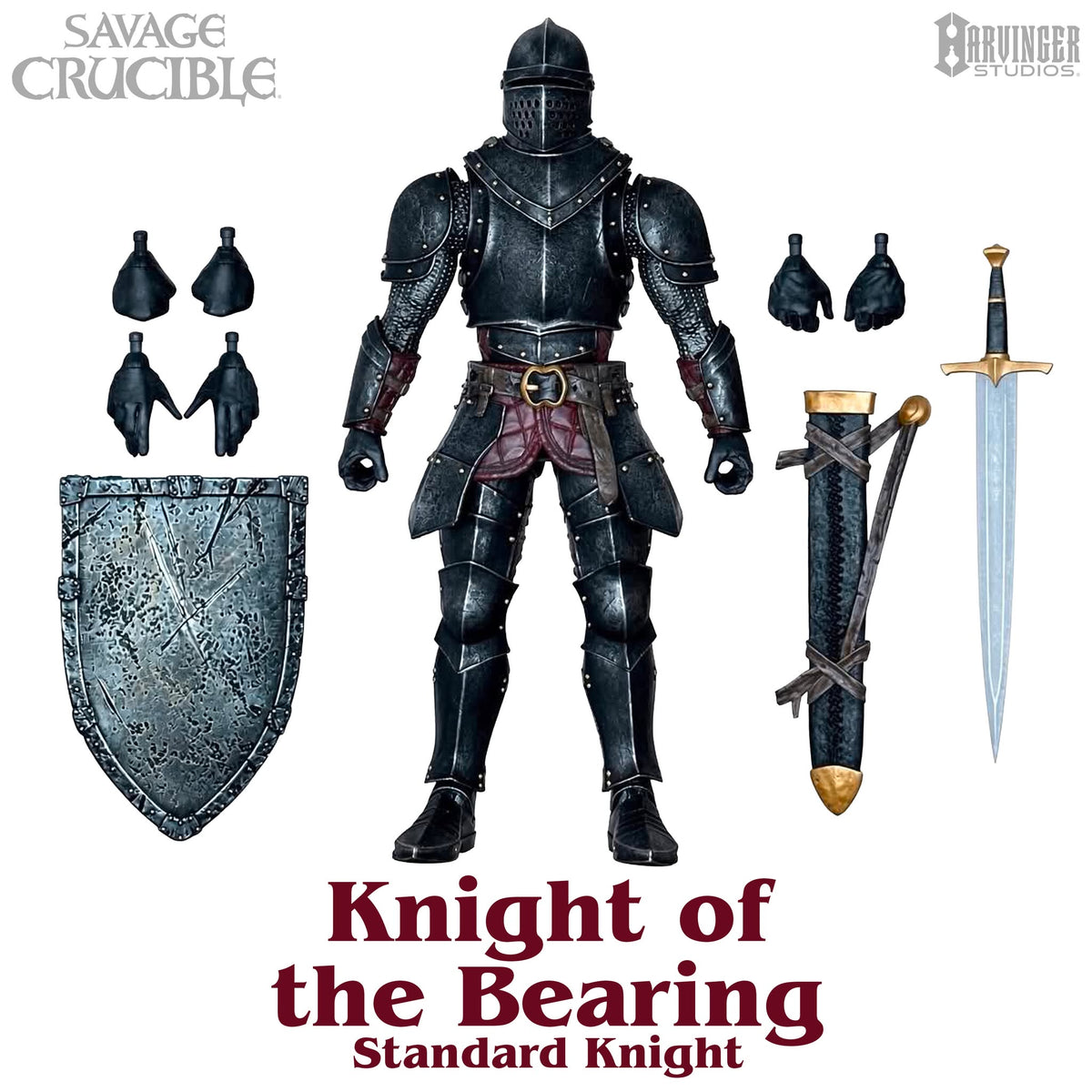 【2027年1〜3月発送予定】 Savage Crucible ナイト・オブ・ザ・ベアリング スタンダード騎士(Knight of the Bearing Standard Knight) Harvinger Studios SCK