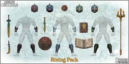 【2025年11月～2026年3月発送予定】Savage Crucible(サベージ・クルーシブル) wave3 　ピラノイドキャラクターパック（ライジング）（Pirahnoid Character pack Rising）  Harvinger Studios SC3