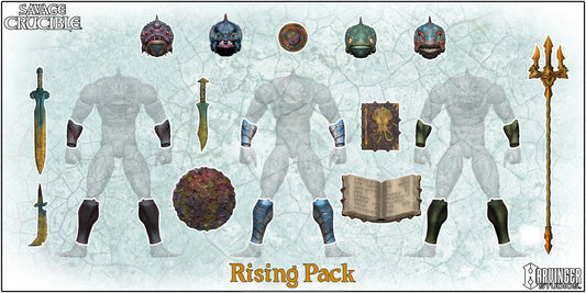 【2025年11月～2026年3月発送予定】Savage Crucible(サベージ・クルーシブル) wave3 　ピラノイドキャラクターパック（ライジング）（Pirahnoid Character pack Rising）  Harvinger Studios SC3