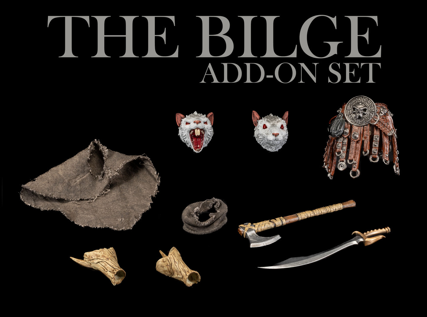 【2027年中期発送予定】Mythic Legions ビルジ(鼠の亜人) オプションパーツセット (The Bilge Add-On Set) RF3