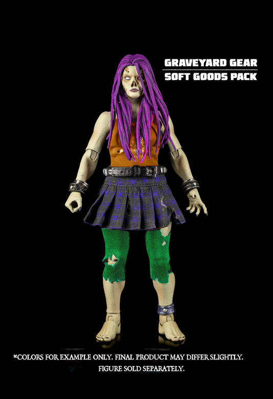 【2026年4～6月発送予定】Graveyard Zombies(グレイブヤードゾンビ)   ロッカーゾンビ衣装パック (Rocker Zombie Softgoods) Four Horsemen Studios GYZ