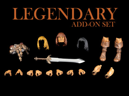 【2027年中期発送予定】Mythic Legions 伝説のバーバリアン オプションパーツセット (The Legendary Add-On Set) RF3