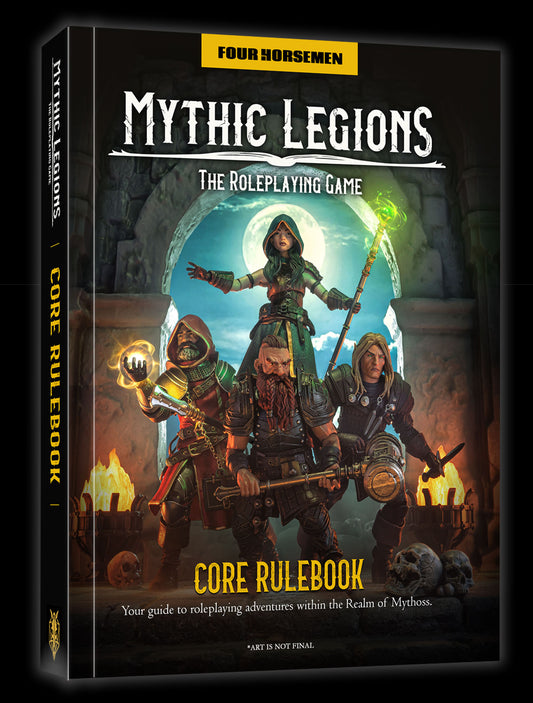 【2026年12月～2027年2月発送予定】Mythic Legions The RPG(ミシックリージョンズ・ロールプレイングゲーム) コアルールブック Four Horsemen Studios RPG