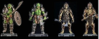 【2026年12月～2027年2月発送予定】Mythic Legions The RPG(ミシックリージョンズ・ロールプレイングゲーム) アクリルスタンドセット(ヴィランA) Four Horsemen Studios RPG