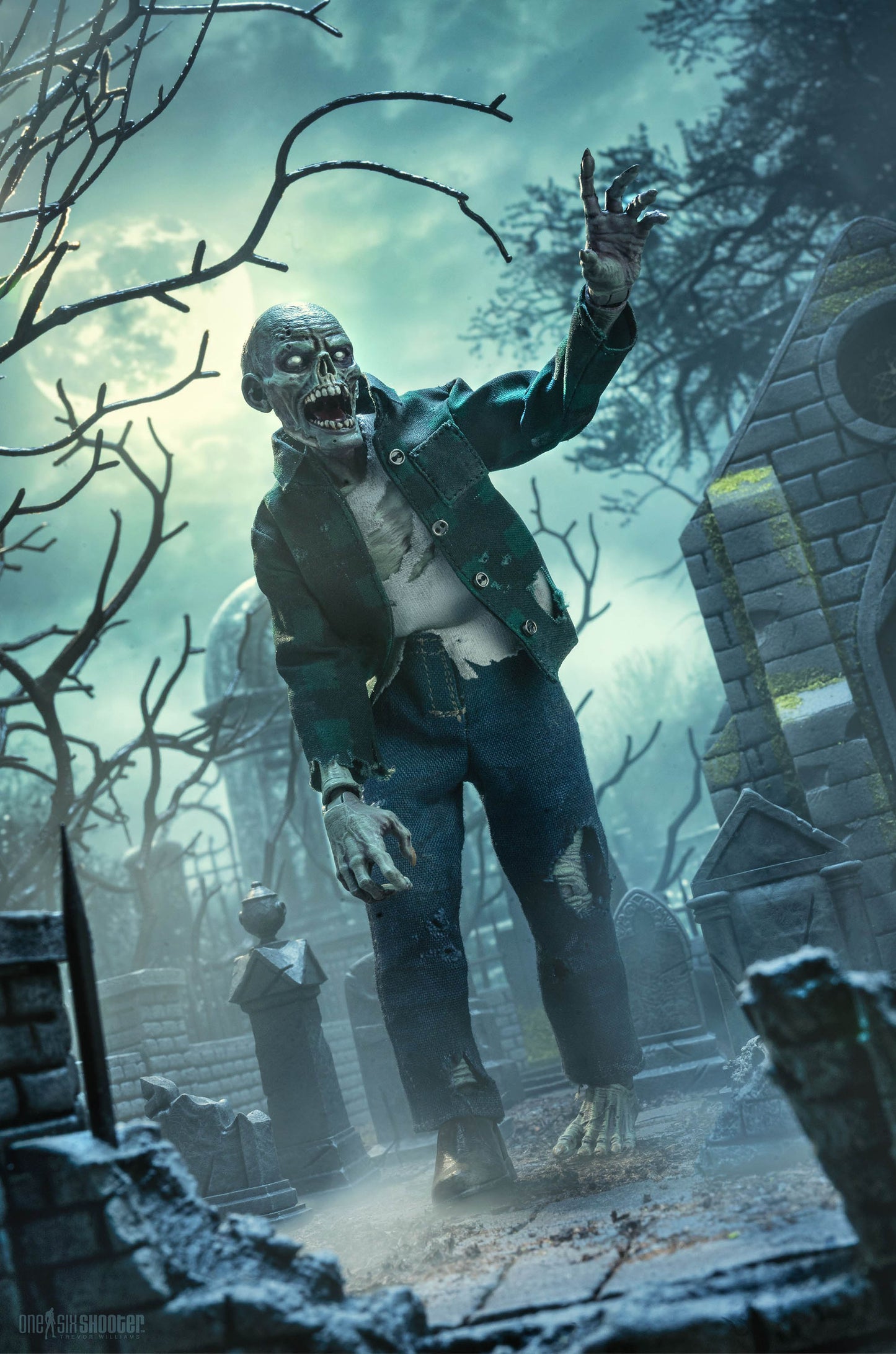 【2026年4～6月発送予定】Graveyard Zombies(グレイブヤードゾンビ)   ワーカーゾンビ (Worker Zombie) Four Horsemen Studios GYZ